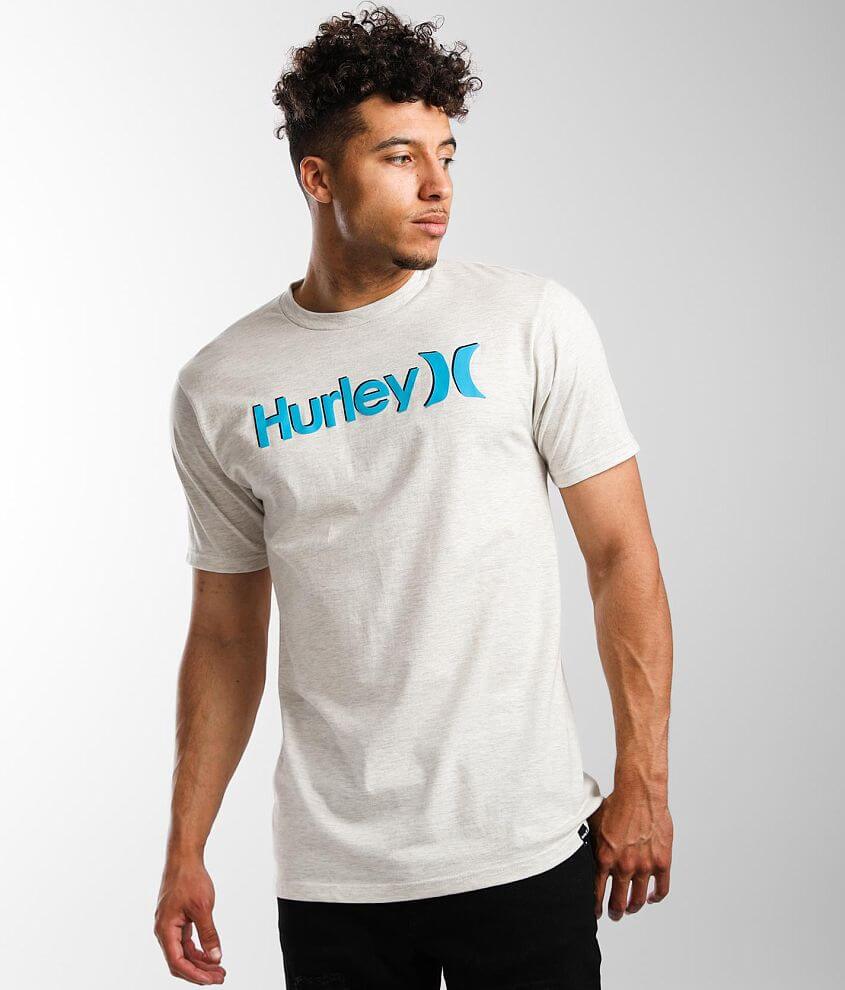 Hurley One & Only Stacked T-Shirt - Men's T-Shirts in Opt Oatmeal | Buckle