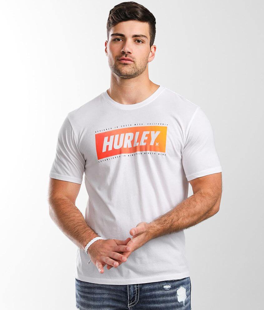 Hurley Box Dye T-Shirt - Men's T-Shirts in White | Buckle