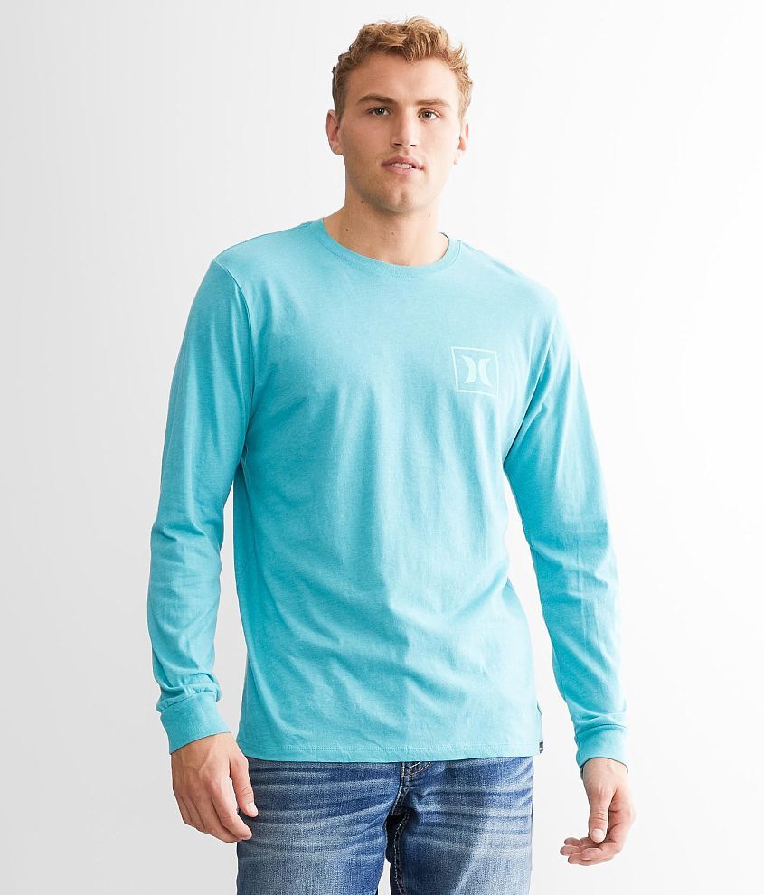 Hurley One & Only T-Shirt - Men's T-Shirts in Waverunner Heather | Buckle