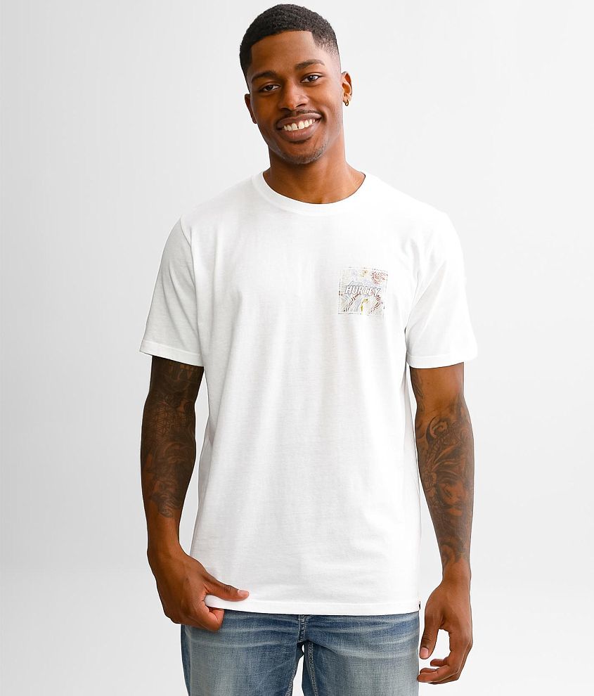 Hurley white cheap t shirt