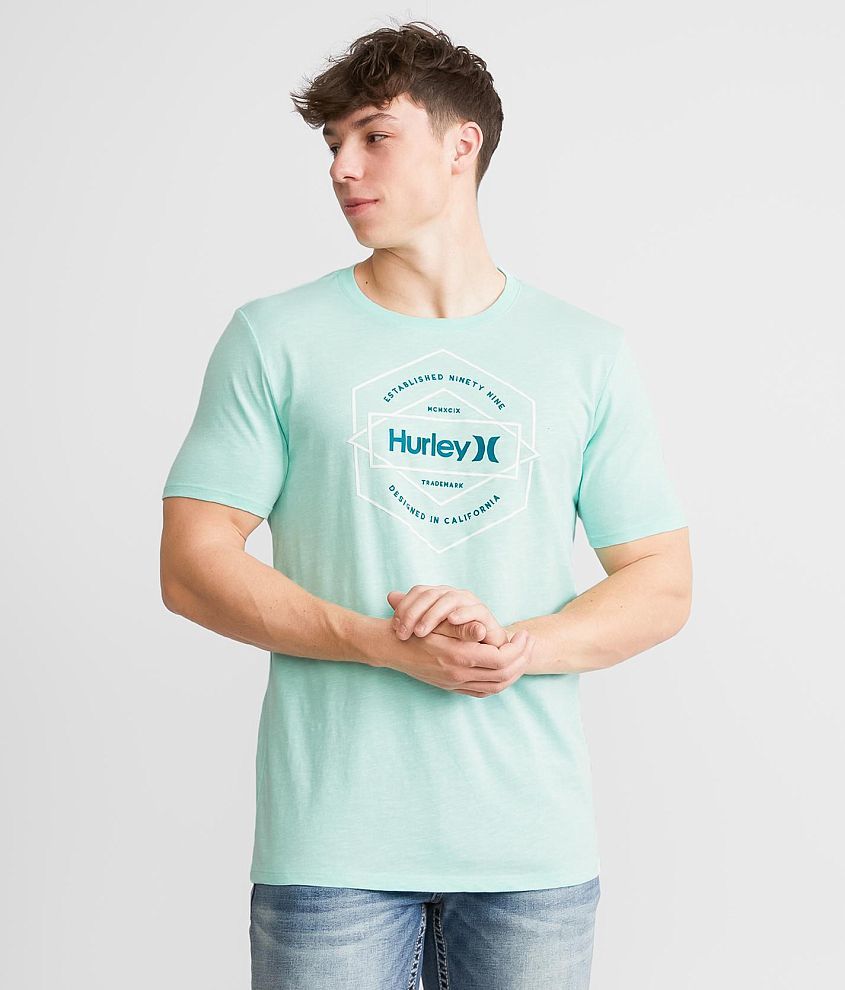 Hurley best sale green shirt