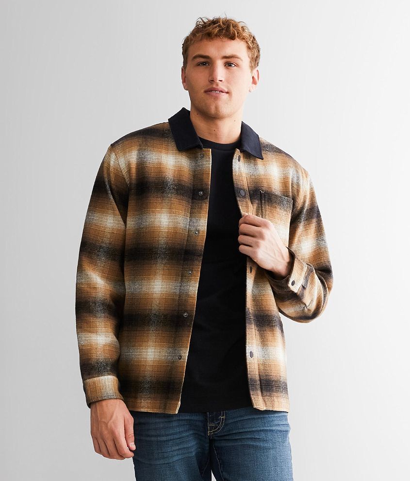 Hurley Bixby Plaid Shacket front view