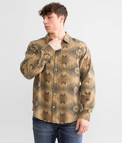 Hurley Portland Organic Flannel Shirt front view