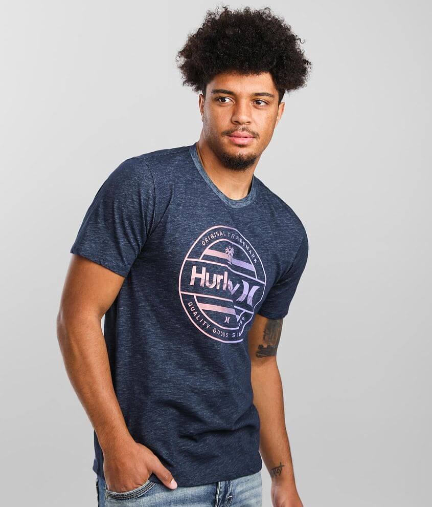 Hurley Liner Strike DriFIT TShirt Men's Activewear in Obsidian Buckle