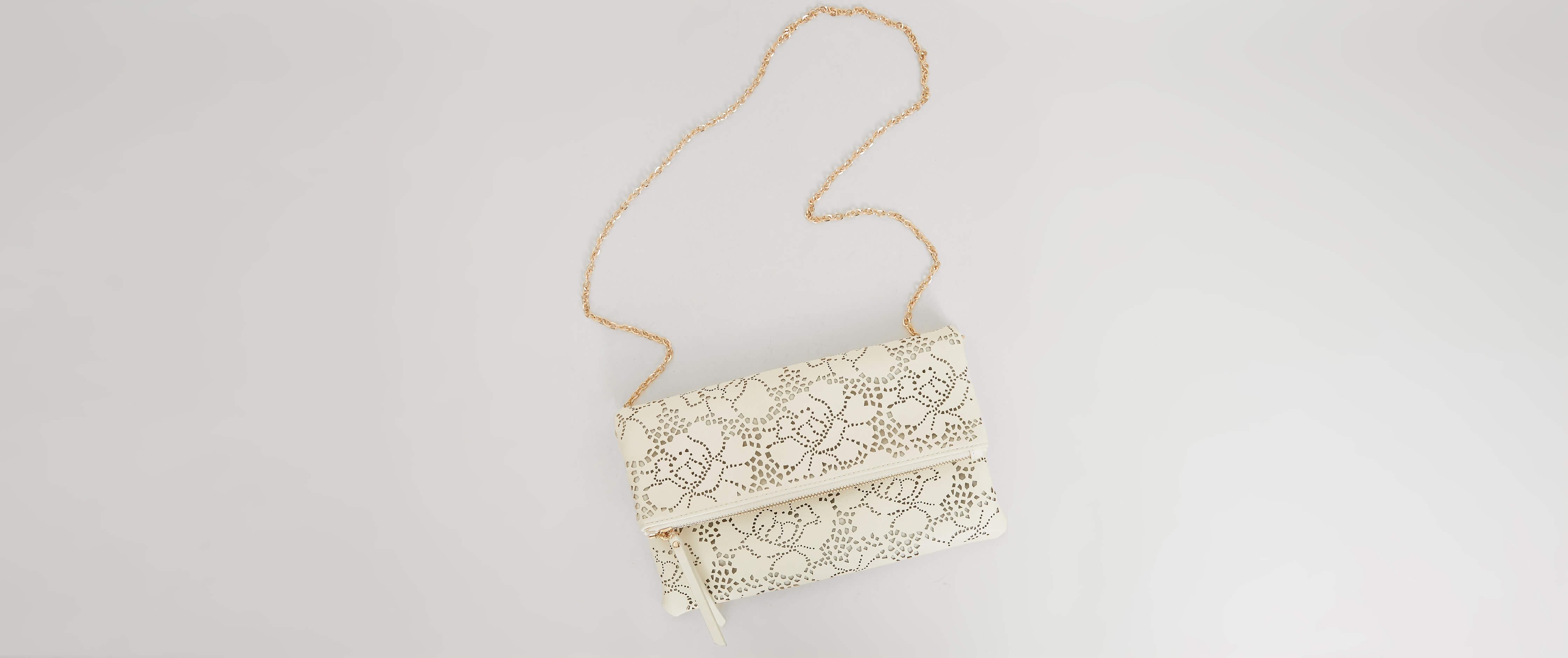 Urban Expressions Cream Laser Cut Backpack Urban Explorer - Urban Expressions main image 4