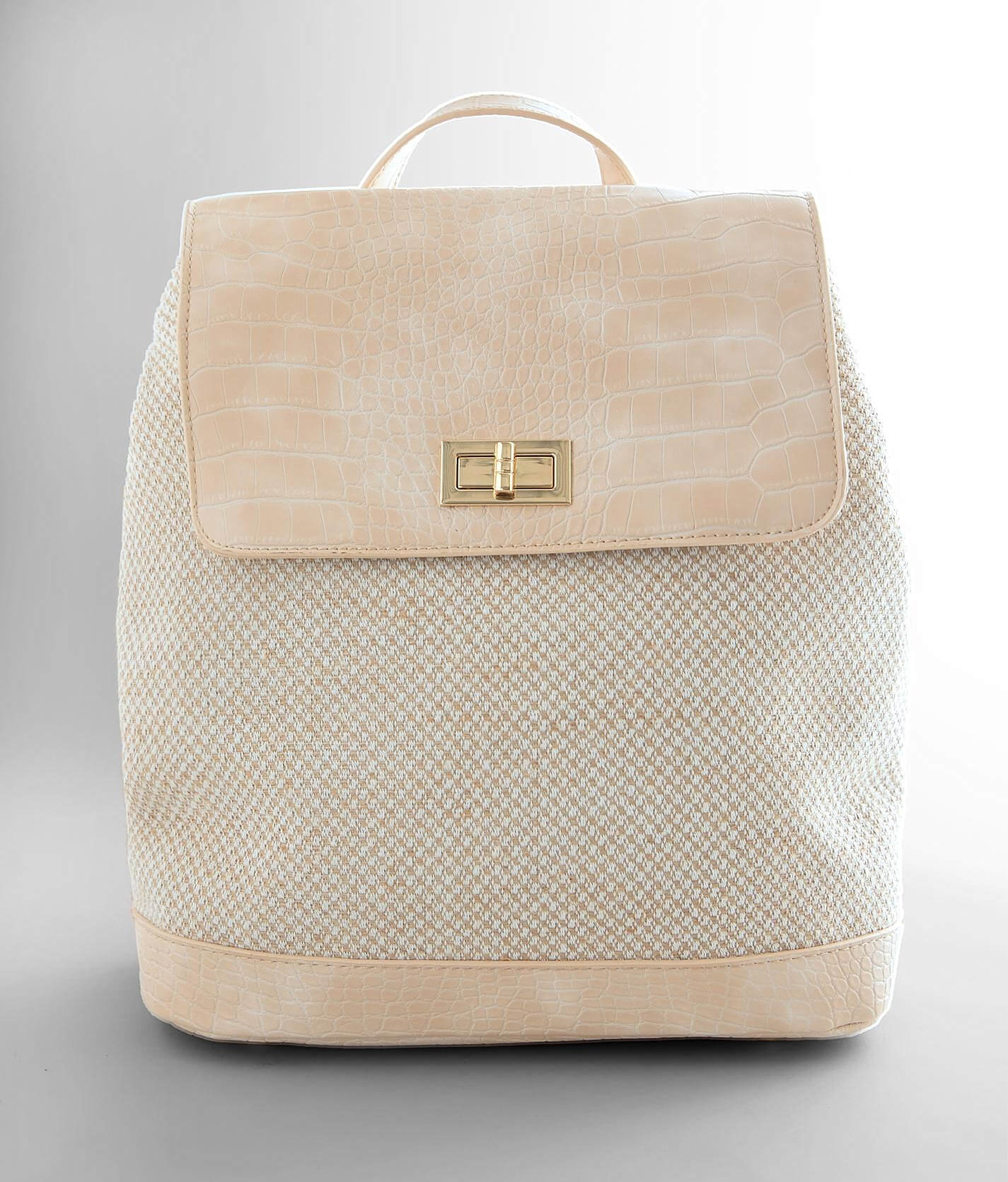 beige backpack women's