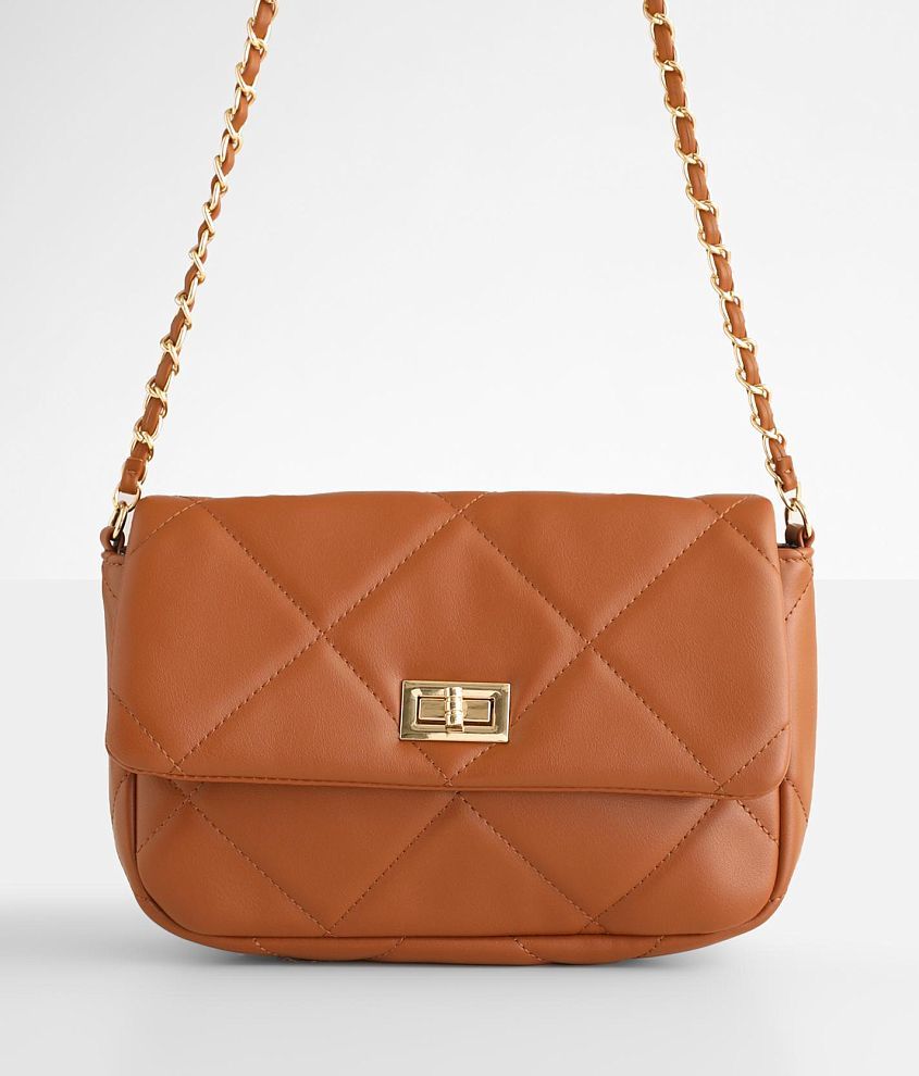 Urban Expressions Quilted Purse Women s Bags in Tan Buckle