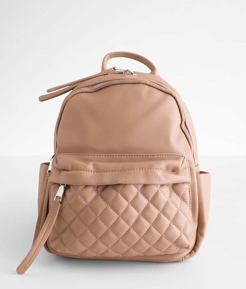 Urban Expressions Quilted Mini Backpack - Women's Bags in Blush