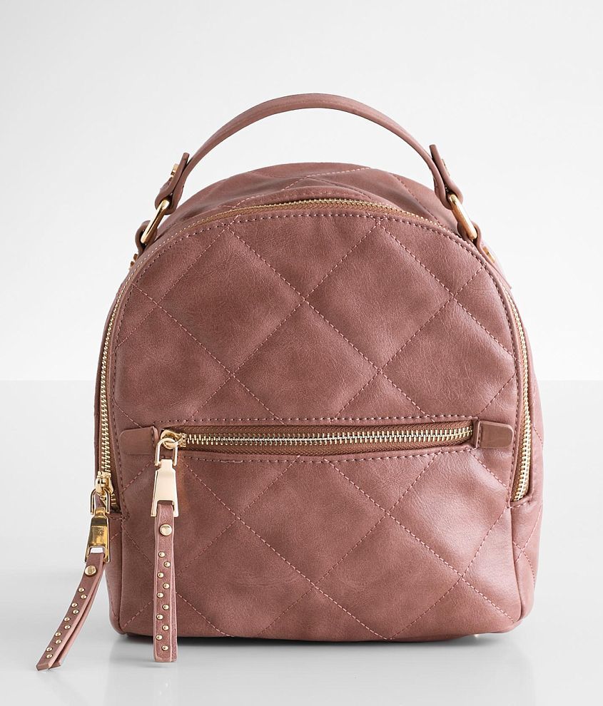 Urban Expressions Quilted Mini Backpack - Women's Bags in Blush