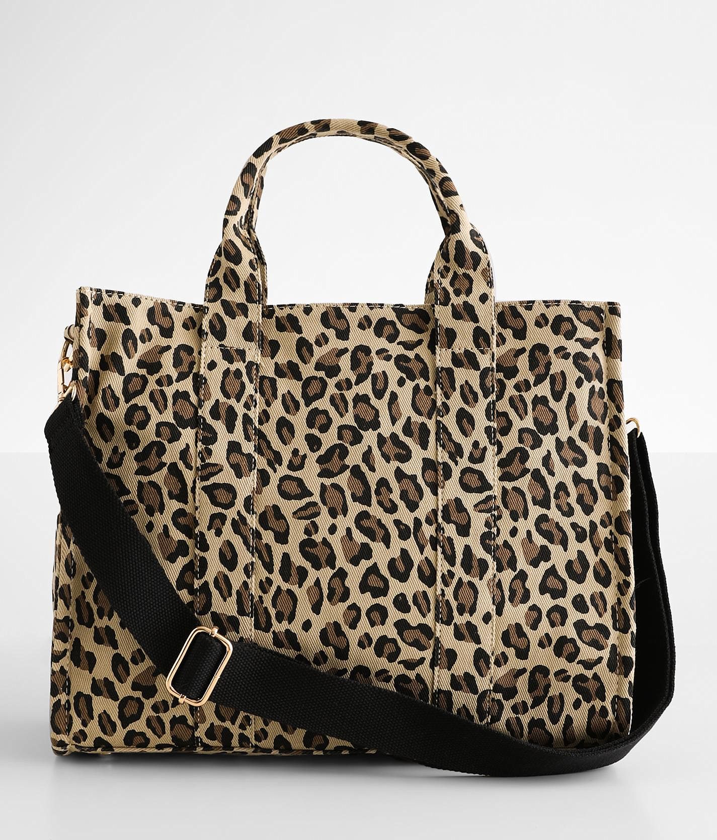 Unbranded Women's Cheetah Face ,Handbag Small Size Tan/Brown .