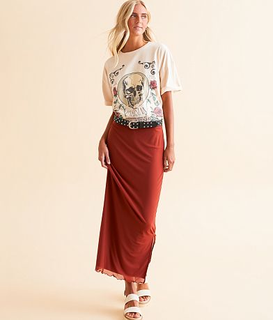 Modish Rebel Parisian Rose Skull T-Shirt MISC_DETAIL_2