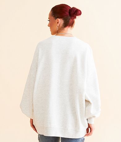 Modish Rebel Austin Texas Oversized Pullover back view