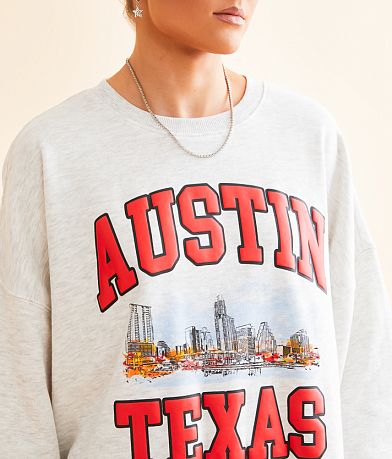 Modish Rebel Austin Texas Oversized Pullover misc detail 1 view