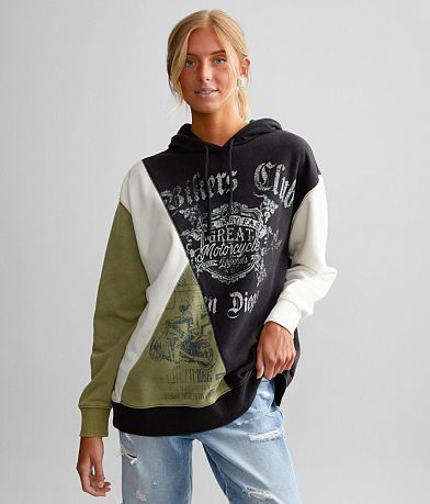 Modish Rebel Auto Hooded Sweatshirt front view