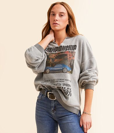 Modish Rebel Championship Racing Oversized Pullover front view