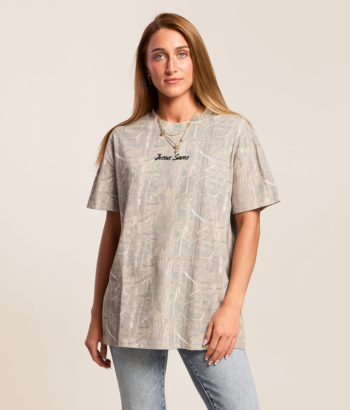 Jesus Saves Camo T-Shirt