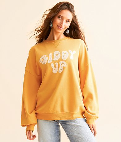 Modish Rebel Giddy Up Oversized Pullover FULL_LEFT_SIDE