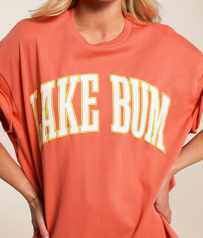 Lake Bum Oversized T-Shirt - thumbnail 4