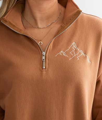 Modish Rebel Embroidered Mountain Pullover misc detail 1 view