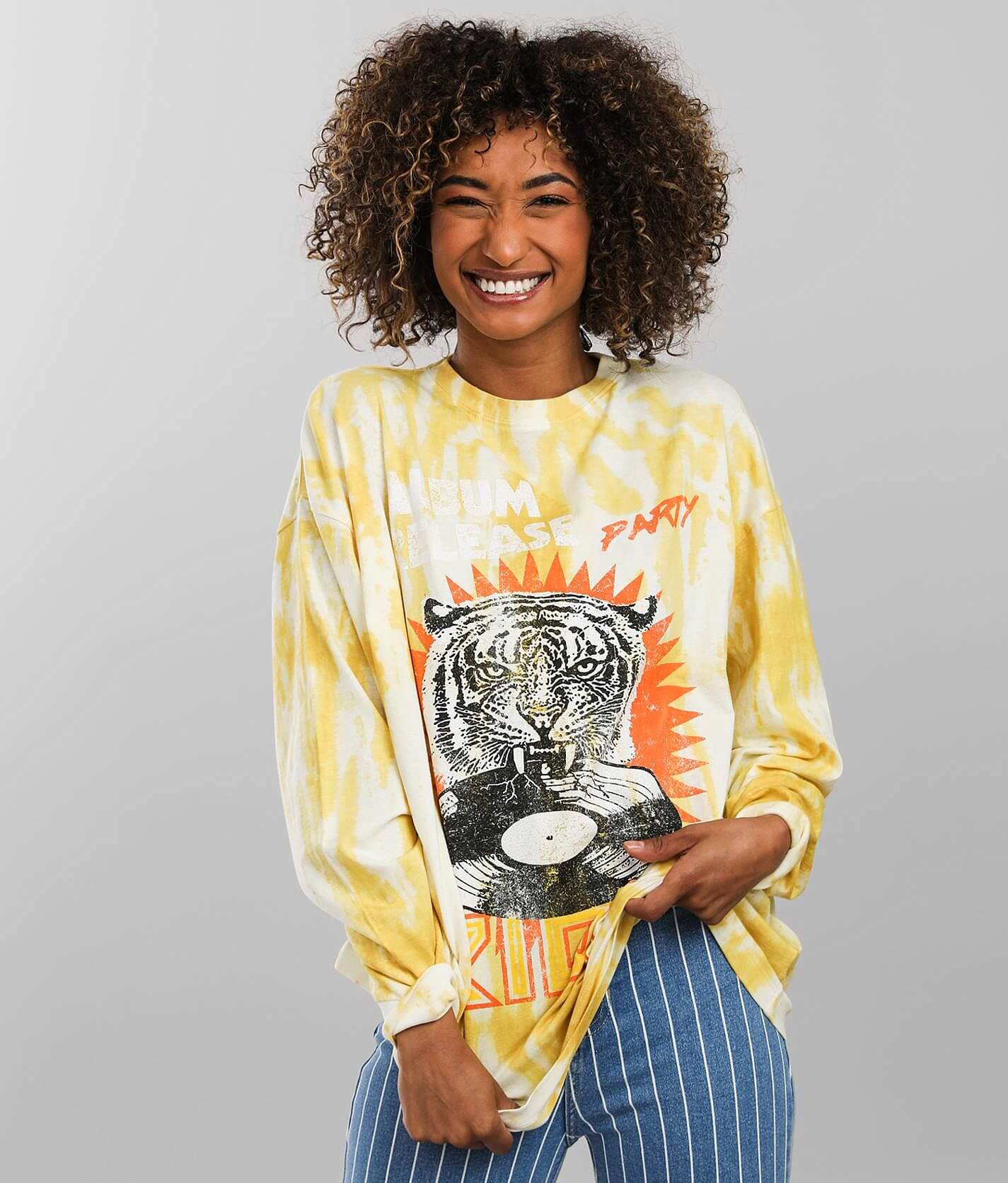 Rep Your City Tiger 3/4 Sleeve Crop Top - Welcome to M.T.A.P. Nation