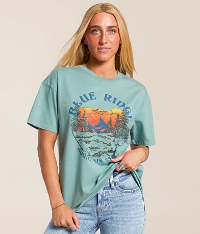 Modish Rebel Blue Ridge Mountain T-Shirt front view
