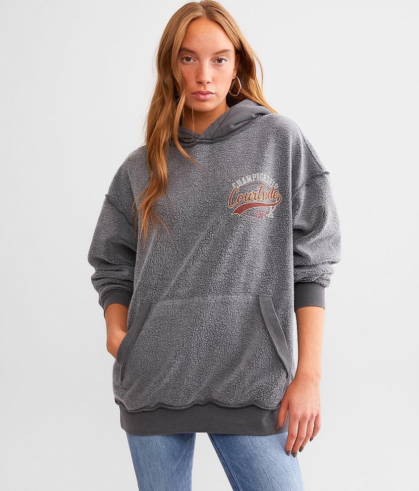 Modish Rebel Championship Courtside Hooded Sweatshirt front view