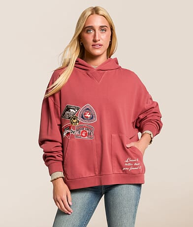 Modish Rebel The Great Outdoors Hooded Sweatshirt front view