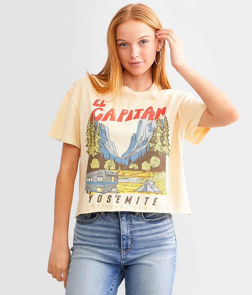 Modish Rebel El Capitan Cropped T-Shirt front view