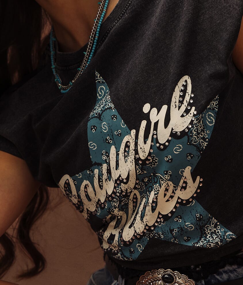 Cowgirl Blues Oversized T-Shirt