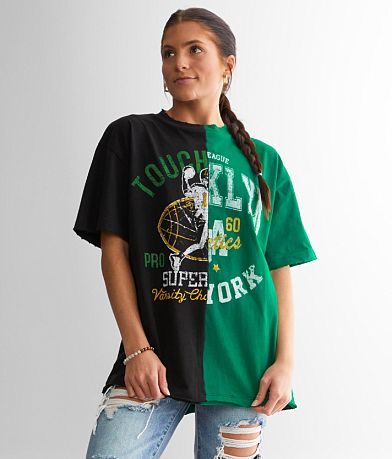 Modish Rebel Athletic Split T-Shirt front view