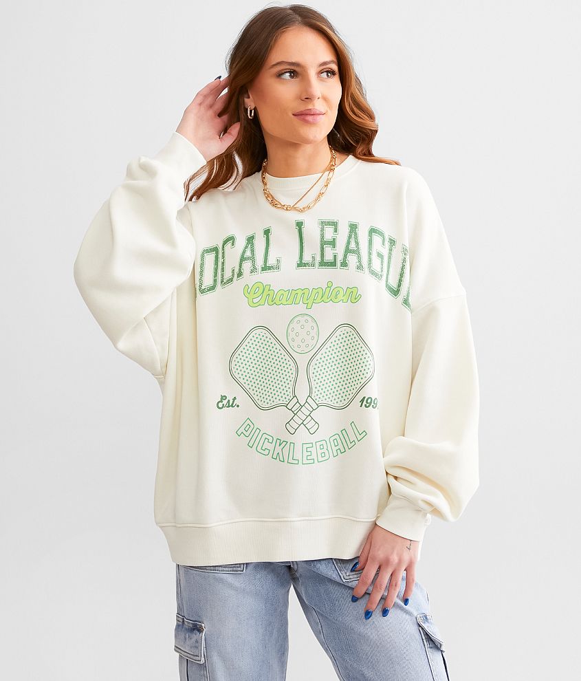 Modish Rebel Pickleball League Champ Pullover front view