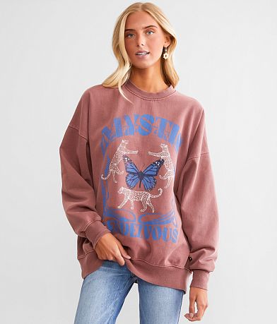Modish Rebel Mystic Rendezvous Oversized Pullover full left side view
