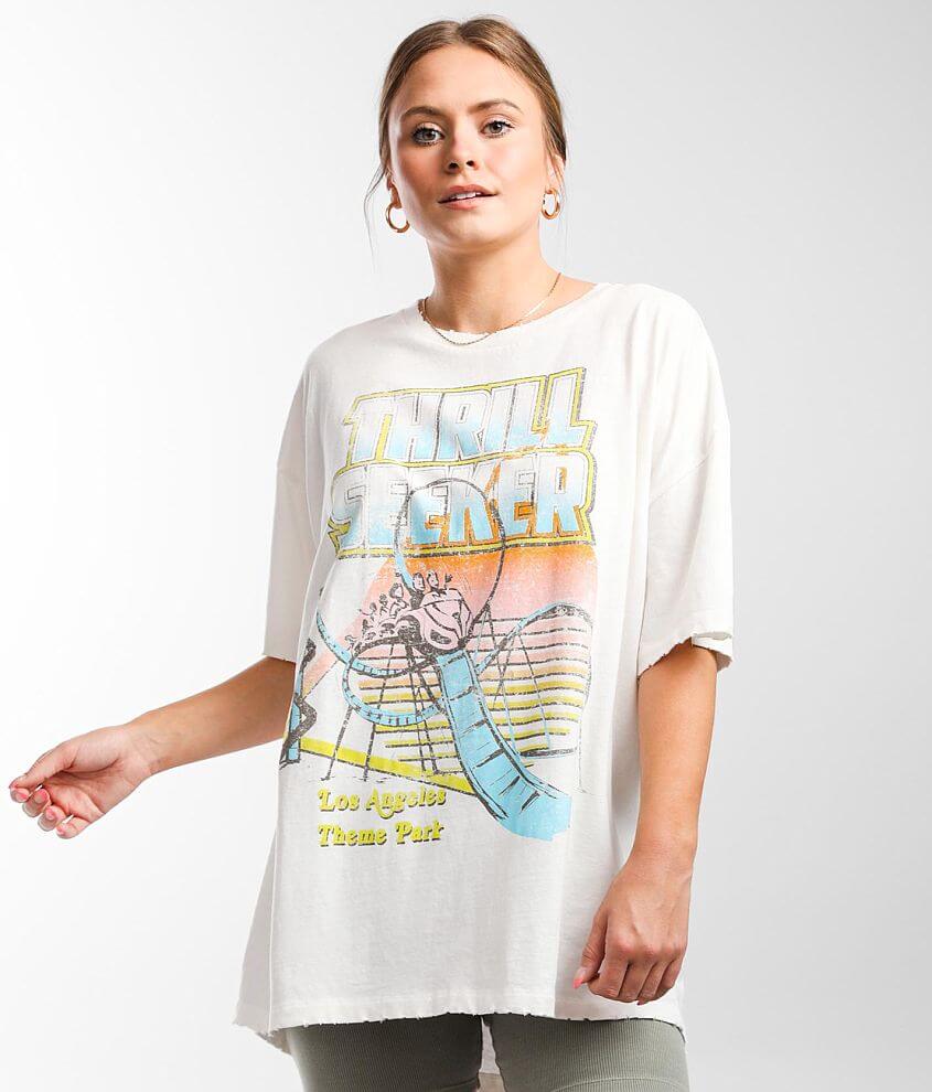 Modish Rebel Thrill Seeker T-Shirt - Women's T-Shirts in White | Buckle