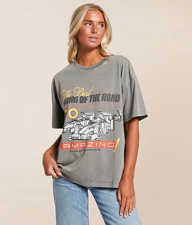 Modish Rebel King Of The Road T-Shirt front view