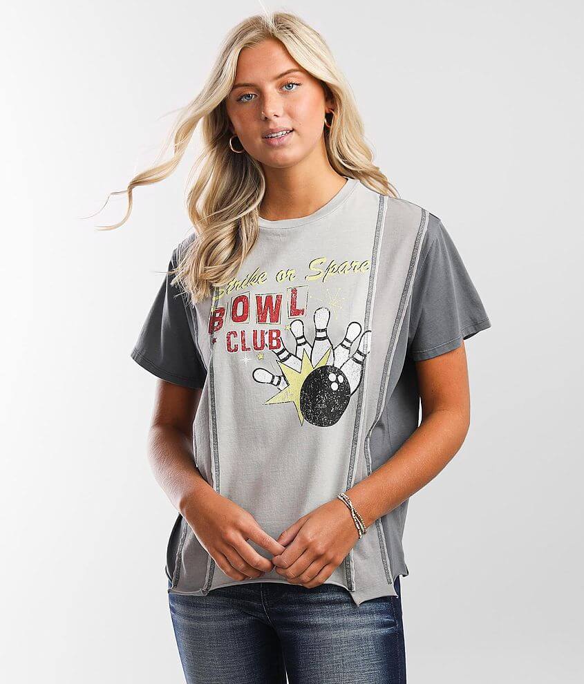 Modish Rebel Bowl Club T-Shirt front view