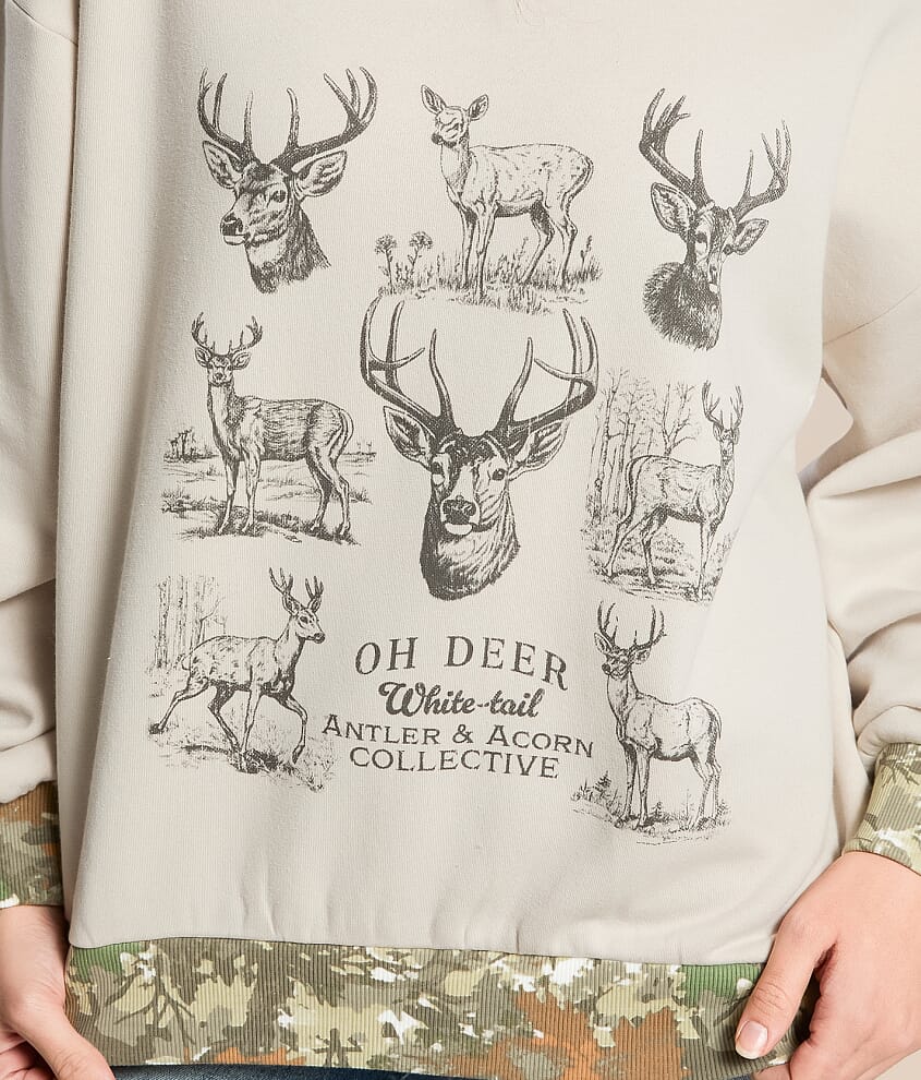 Gone Deer Hunting Oversized Pullover