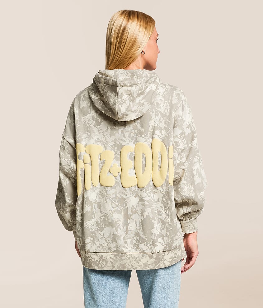 With Love Camo Hooded Sweatshirt