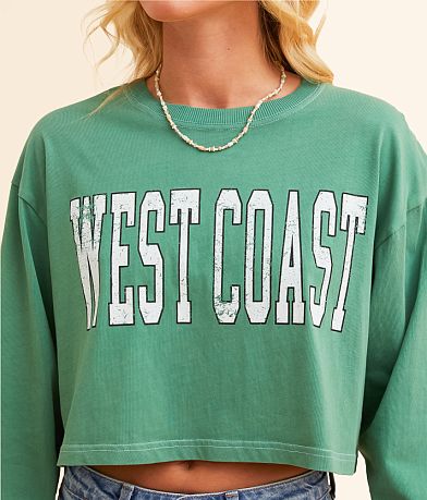 FITZ + EDDI West Coast Boxy Cropped T-Shirt misc detail 1 view