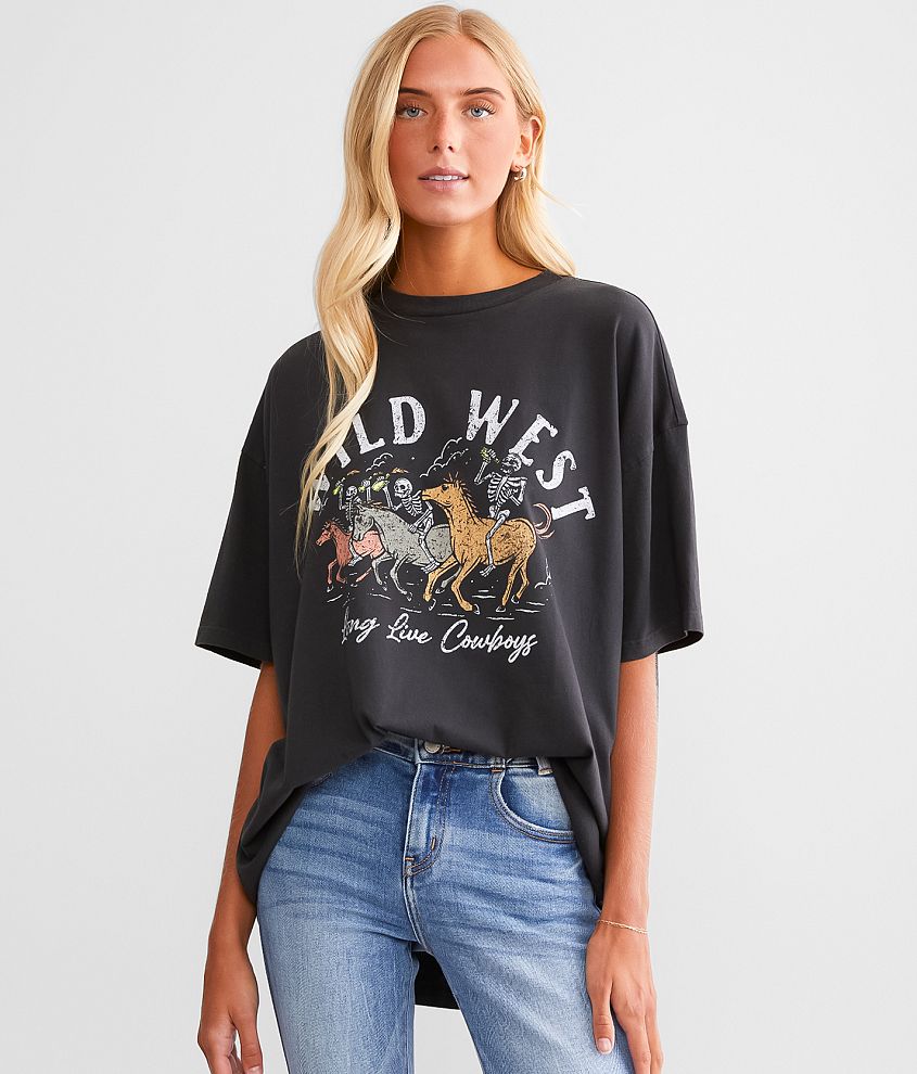 LONG LIVE COWBOYS Graphic Tee Shirt