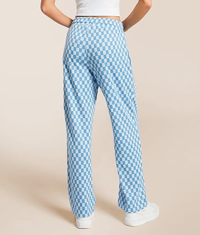 Modish Rebel Checkered Pant back view