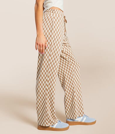 Modish Rebel Checkered Pant FULL_LEFT_SIDE
