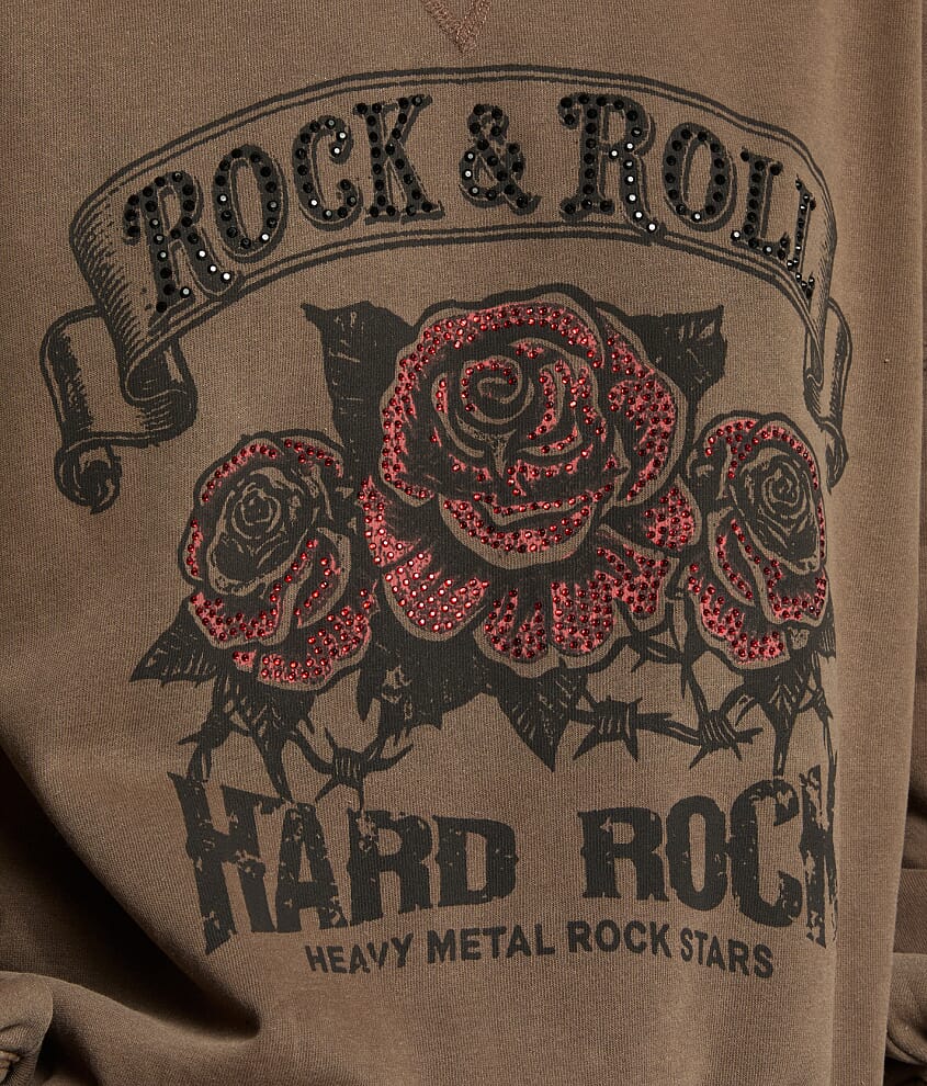 Rock & Roll Hard Oversized Pullover