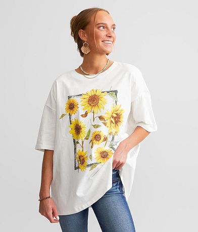 FITZ + EDDI Sunflower T-Shirt - One Size FULL_LEFT_SIDE