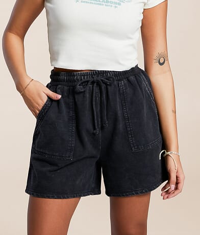 Gilded Intent Washed Knit Short front view