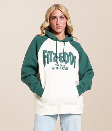 FITZ + EDDI With Love Hooded Sweatshirt front view