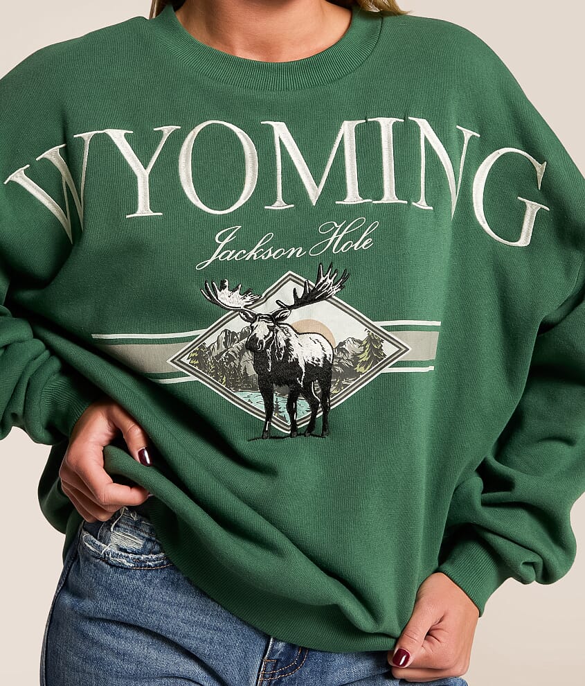 Jackson Hole Wyoming Oversized Pullover