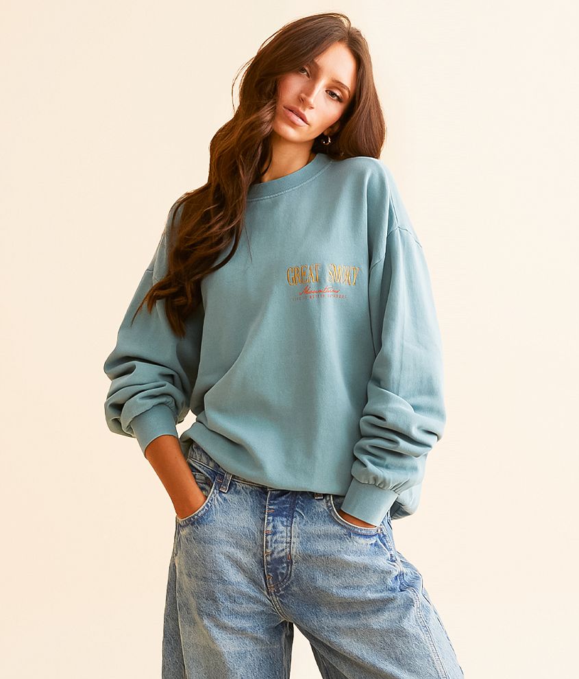 Modish Rebel Great Smokey Mountains Oversized Pullover