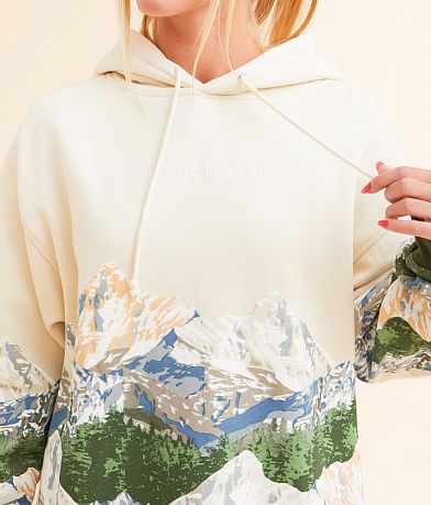 Modish Rebel Mont Blanc Mountain Hooded Sweatshirt MISC_DETAIL_1