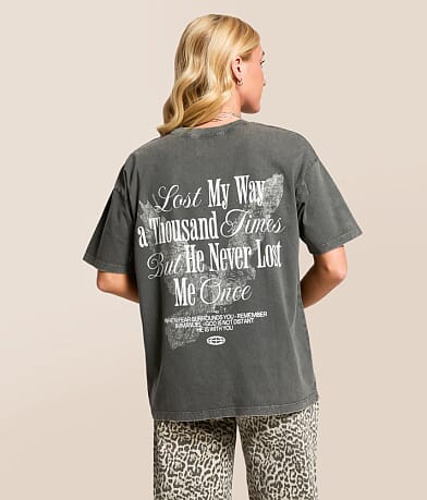 Modish Rebel He Never Lost Me T-Shirt front view