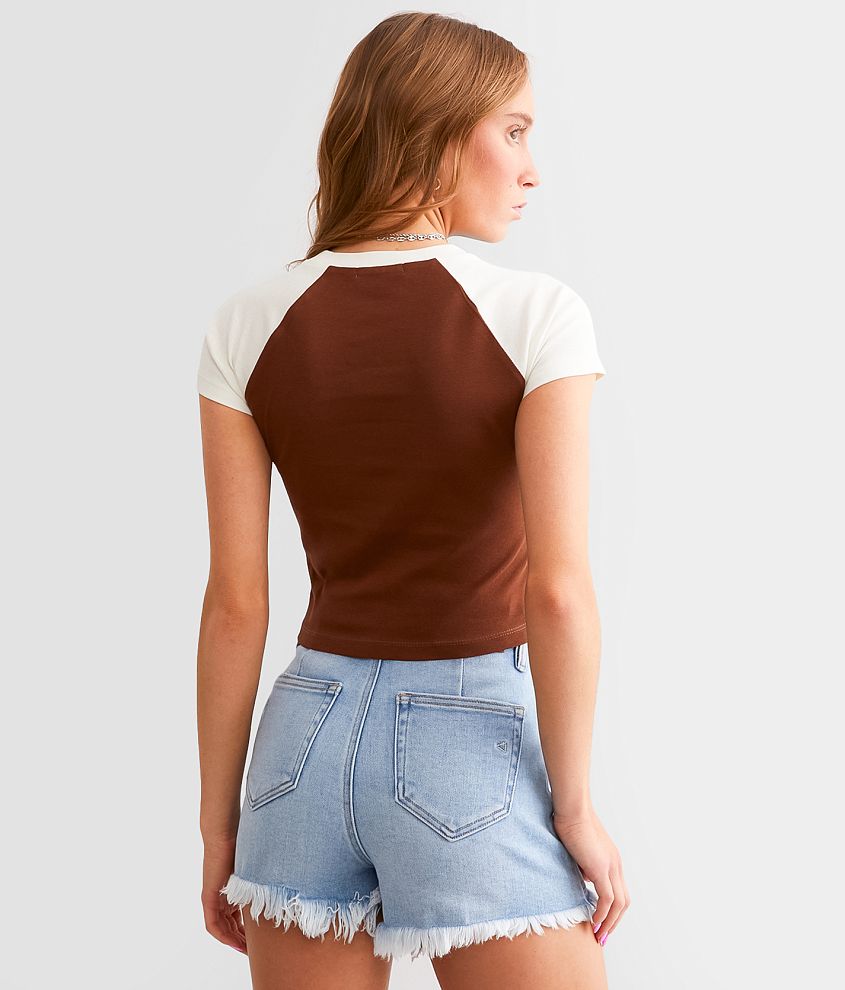 Color Block Raglan T-Shirt